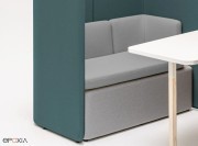 Détail assise box acoustique Kaiva