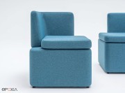 Fauteuil Kaiva dossier bas