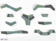 Modules Kaleido pour aménagement du banc d'attente selon vos besoins