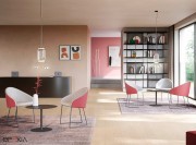 Chaises Kameo, assise bicolore