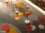Tabourets de bar Kensho avec tables mange-debout 