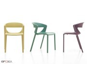 Chaises en polypropylène Kicca One