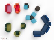 Modules Klipper pour création de canapé d'accueil "sur mesure"