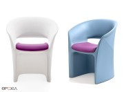 Fauteuils design Kuark, coussin d'assise