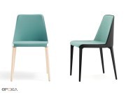 Chaise Laja, coloris piètements au choix