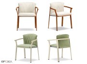 Fauteuils Lamorisse, structure aluminium