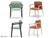 Fauteuils Lamorisse, structure bois
