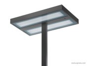 Lampadaire Kalifa dark light avec mât central 