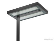 Lampadaire Kalifa dark light avec mât latéral