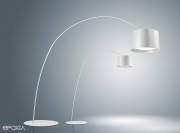 Lampadaire Twiggy meduim et large blanc par Foscarini