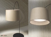 Lampadaire Twiggy Wood detail par Foscarini