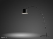 Lampadaire noir Twiggy par Foscarini