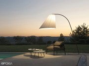 Lampadaire outdoor Cone par Emu