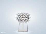 Lampe de table Caboche argent par Foscarini