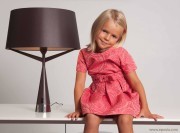 Lampe de table S71 medium marron