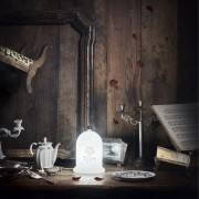 Lampe Rose allumée