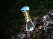 Lampe nomade Come Together, finition aluminium