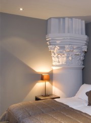 Lampe Small Memory marron/doré