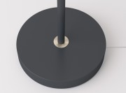 Lampe à poser Grace 1, socle en métal noir