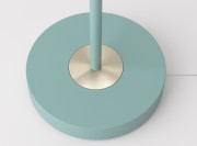 Lampe à poser Grace 1, socle en métal vert