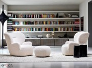 Fauteuils de la collection Loll par Gervasoni