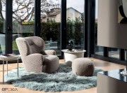 Fauteuil cosy Loll dossier haut 