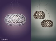 Suspension Caboche or et argent par Foscarini