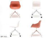 Chaise pivotante sur roulettes Baltic Basic