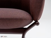 Détail de la structure du fauteuil Grace