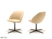 Chaises visiteur Paralel piètement en croix