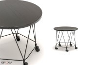 Détail piètement table basse Pental