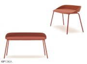 Bancs Team, hauteur standard