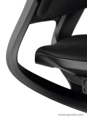 Mer fauteuil de travail coque noire