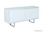 Meuble bas K16 deux portes blanc