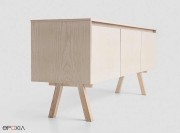 Meuble multimédia Soft, bois