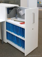 Rangement Tower epoxy blanc