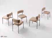 Collection de chaises et fauteuils Amelie par Midj
