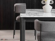 Fauteuil au dossier enveloppant Amelie par Midj