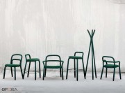 Collection Pippi : chaise, fauteuil, lounge, tabourets, porte-manteaux