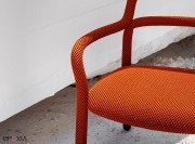 Détail fauteuil tissu Network