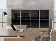 Rangement noyer et noir collection Step