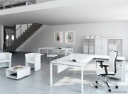 Armoires H.136 cm portes battantes et portes verre