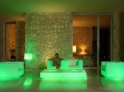Canapé et fauteuil lumineux Vela par Vondom