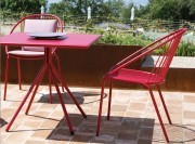 Fauteuils de tablen Aria avec table Rick