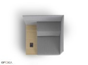 Fauteuil 1 place Felicity avec tablette + connectique