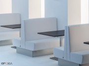 Banquettes de restauration Modus par Pedrali