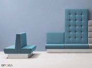 Banquettes modulables Modus, simple ou double face