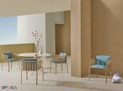 Fauteuils design Nari, pour terrasse et jardin