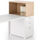 Niche sur caisson hauteur bureau