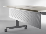 Détail voile de fond table rabattable N-Table